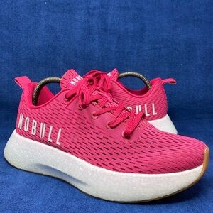 Nobull Journey Hot Pink Women’s Size 11 Running Shoes Gym Sneakers workout EUC!!